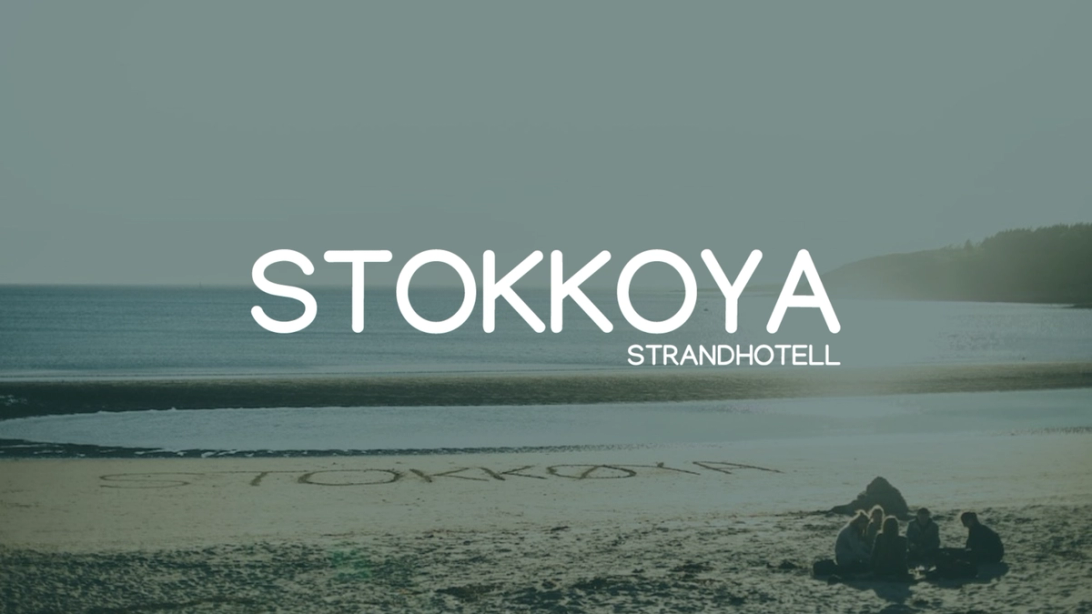 Logo og strand Stokkøya